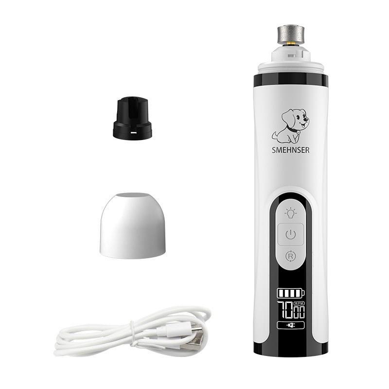 M5 pet nail grinder high power LED double light blood line electric charging nail
M5 pet nail grinder high power LED double light blood line electric charging nail