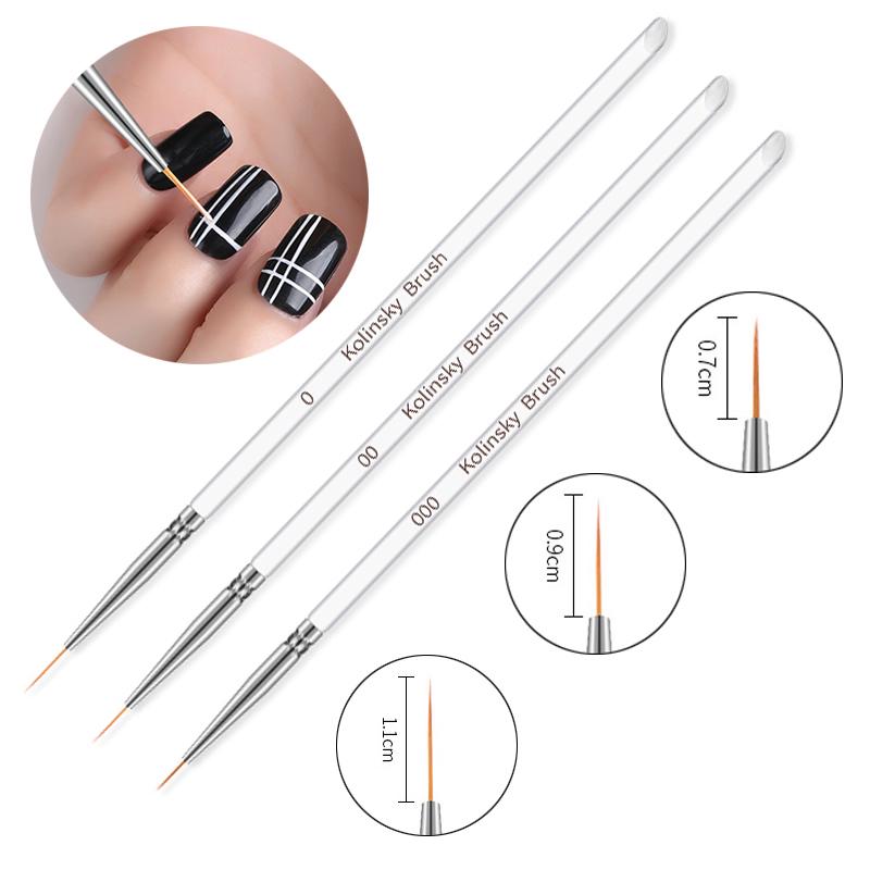 3Pcs/Set Nail Liner Brush Gel Drawing Painting Transparent Acrylic Handle Nail Art Pen Nail Art Tool
3Pcs/Set Nail Liner Brush Gel Drawing Painting Transparent Acrylic Handle Nail Art Pen Nail Art Tool
