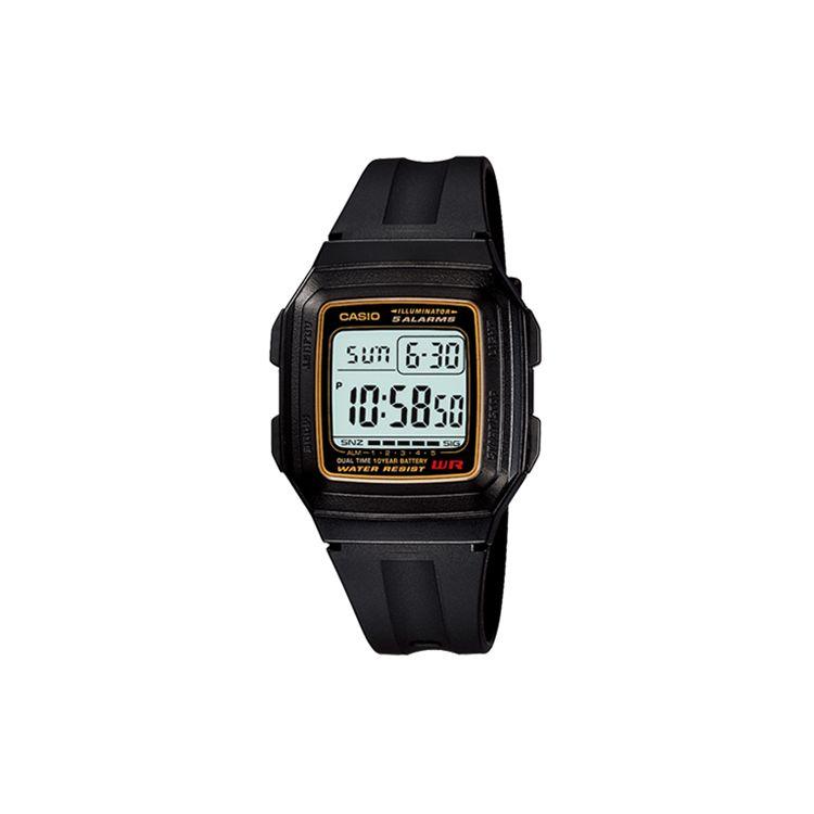 Casio Standard Series Ten-Year Power Simple LCD Display Sports Electronic Square Watch Quartz Movement Men Watches Gray F-201WA-9A Black Watch Case
Casio Standard Series Ten-Year Power Simple LCD Display Sports Electronic Square Watch Quartz Movement Men Watches Gray F-201WA-9A Black Watch Case