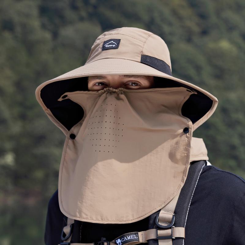 New spring and summer large-brimmed sun-protective hats for both men and women, face masks, shawls to cover the face, neck prote One Size хаки
New spring and summer large-brimmed sun-protective hats for both men and women, face masks, shawls to cover the face, neck prote One Size хаки