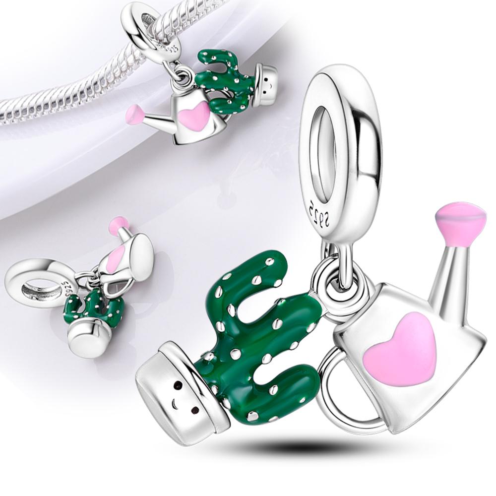 Charms Copper Pink Watering Pot And Cactus Pendants Fit Charms Plata Original Bracelet Beads Women Jewellery Making Diy
Charms Copper Pink Watering Pot And Cactus Pendants Fit Charms Plata Original Bracelet Beads Women Jewellery Making Diy