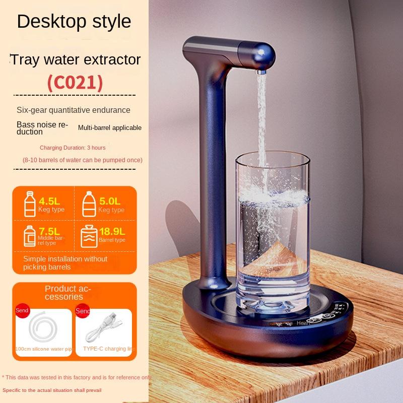 Настільний диспенсер для води, USB-зарядка, кнопкове керування, 6 рівнів регулювання кількості води, портативний розумний водяний насос
Настільний диспенсер для води, USB-зарядка, кнопкове керування, 6 рівнів регулювання кількості води, портативний розумний водяний насос