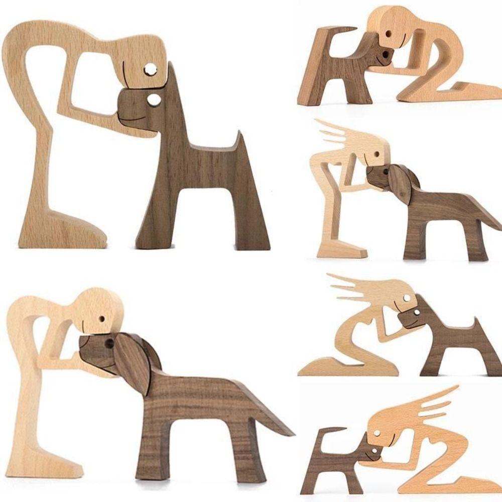 Woodcarving Craft Home Decor Souvenir Ornaments Puppies Figurines Family Sculpture Desktop Ornament 1
Woodcarving Craft Home Decor Souvenir Ornaments Puppies Figurines Family Sculpture Desktop Ornament 1
