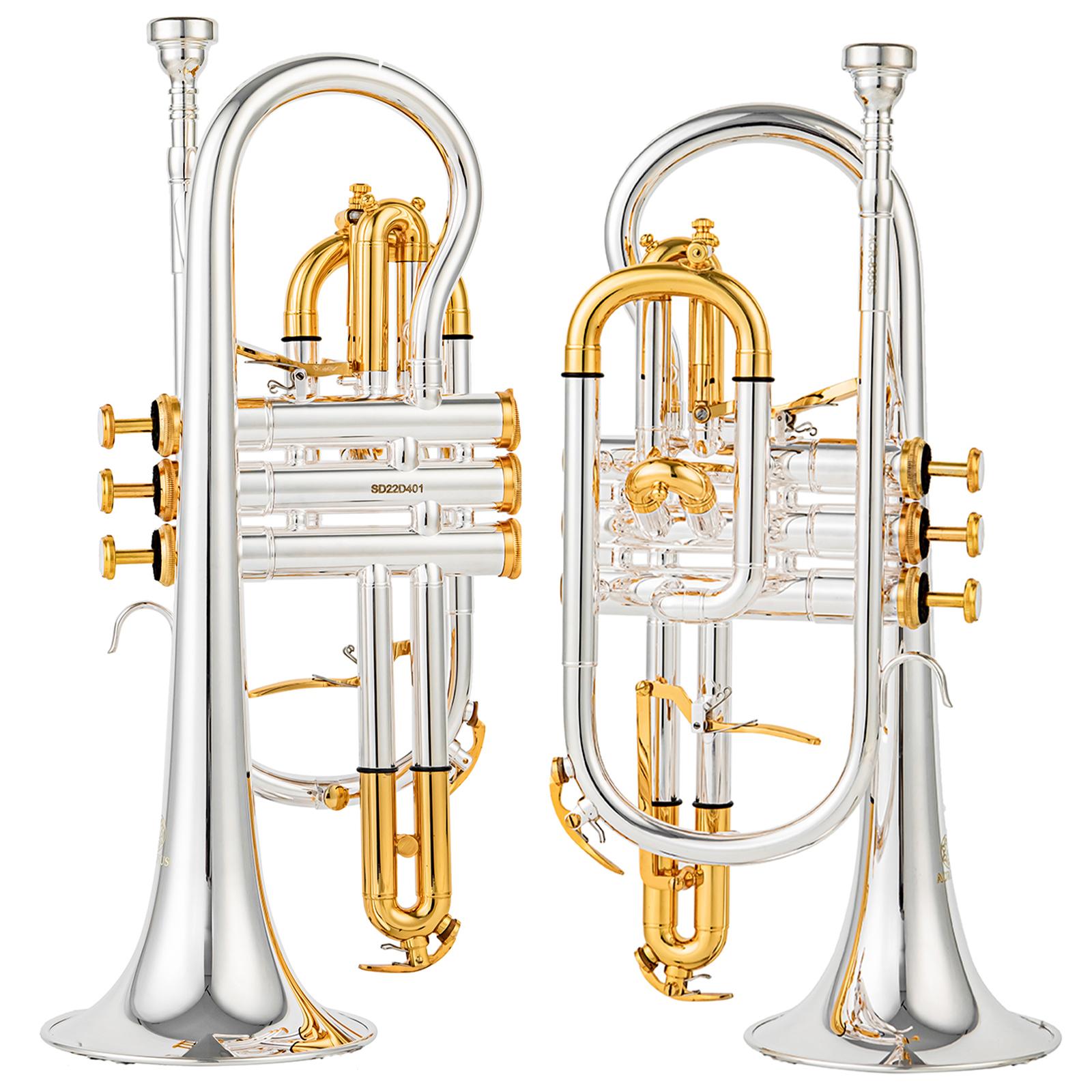 AUROSUS ACR-8358S Посеребренный корнет с двойным курком для начинающих и продвинутых, короткий английский валторна Bb Monel Valve с футляром
AUROSUS ACR-8358S Посеребренный корнет с двойным курком для начинающих и продвинутых, короткий английский валторна Bb Monel Valve с футляром