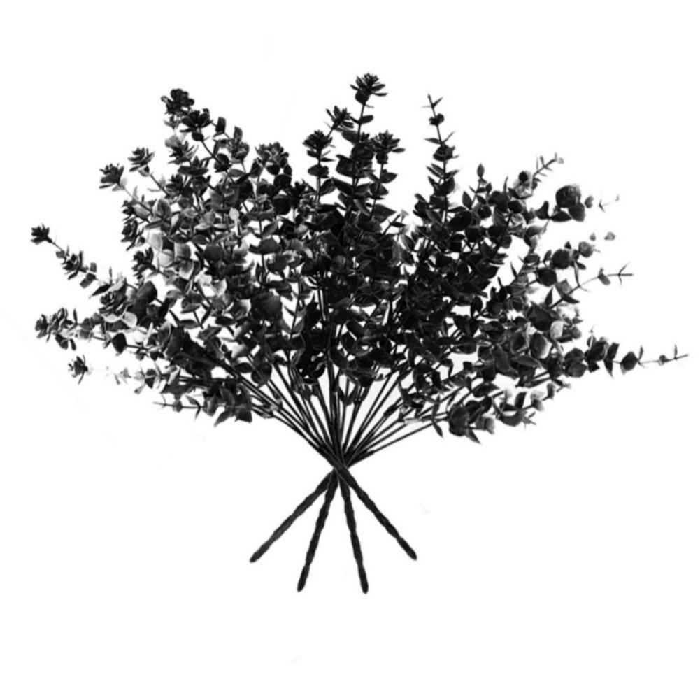 Artificial Eucalyptus Leaves Black Halloween Christmas Simulation Flowers and Plants Festival Decoration 1pcs 35cm
Artificial Eucalyptus Leaves Black Halloween Christmas Simulation Flowers and Plants Festival Decoration 1pcs 35cm