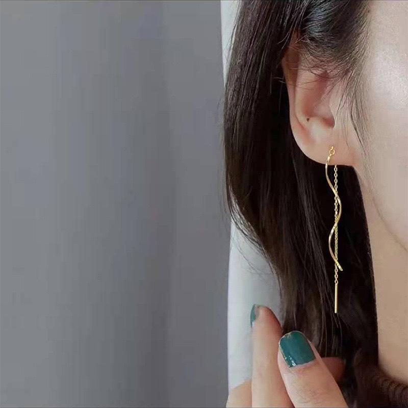 Wave Ear Line Long Tassel Earrings Earrings for Women, Simple and Niche Design, Light Luxury
Wave Ear Line Long Tassel Earrings Earrings for Women, Simple and Niche Design, Light Luxury