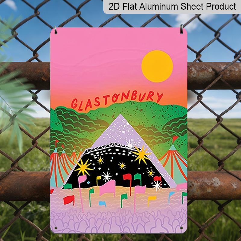 2D Flat, 1pc Vintage Psychedelic 60s/70s Music Festival Sign - Pastel Pink & Green Retro Wall Art Decor 7.87*11.8 Inchs - Lightweight Aluminum Metal 20*30cm
2D Flat, 1pc Vintage Psychedelic 60s/70s Music Festival Sign - Pastel Pink & Green Retro Wall Art Decor 7.87*11.8 Inchs - Lightweight Aluminum Metal 20*30cm