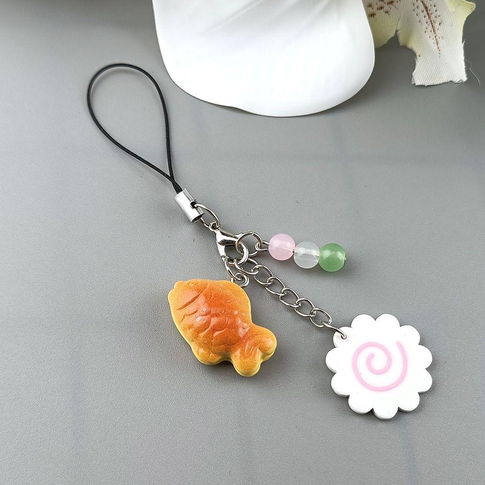 Japanese Street Food Phone Lanyard Taiyaki Narutomaki Fish Bag Pendant Kawaii Charm Keychain Keys
Japanese Street Food Phone Lanyard Taiyaki Narutomaki Fish Bag Pendant Kawaii Charm Keychain Keys