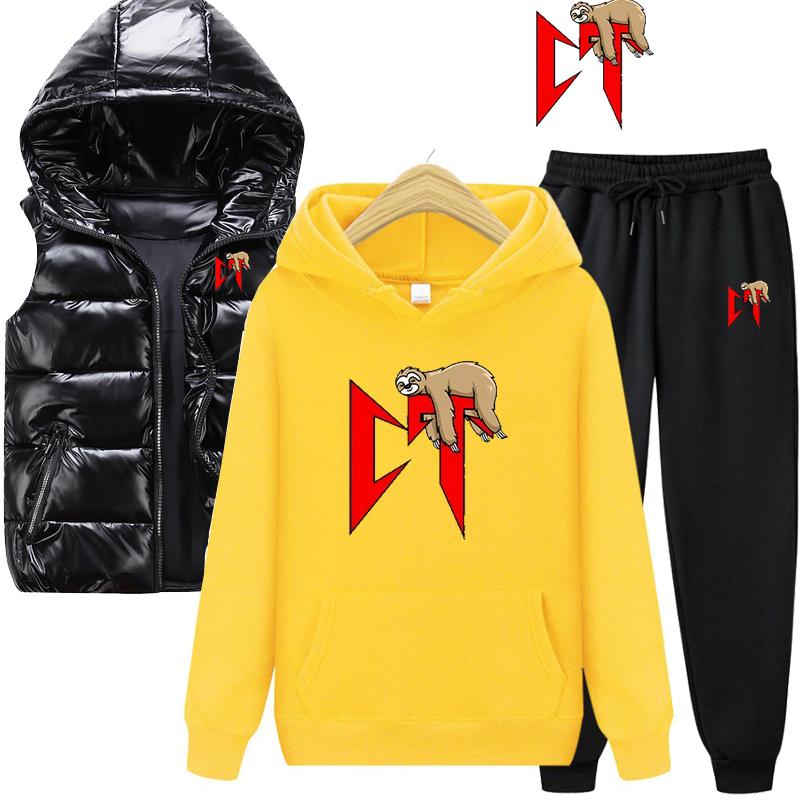 Мужской Женский Спортивный Костюм Жилет+Худи+Спортивные Штаны Костюм Повседневный Джоггер Спортивная Одежда 3 Предмета Мужской Флисовый Уличный Комплект 3XL
Мужской Женский Спортивный Костюм Жилет+Худи+Спортивные Штаны Костюм Повседневный Джоггер Спортивная Одежда 3 Предмета Мужской Флисовый Уличный Комплект 3XL