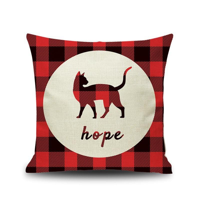 Рождественская подушка Лен Клетка Подушка для дивана Олень Декорация Офисная поясничная подушка-поддержка Съемная наволочка 45X45cm without pillow core
Рождественская подушка Лен Клетка Подушка для дивана Олень Декорация Офисная поясничная подушка-поддержка Съемная наволочка 45X45cm without pillow core