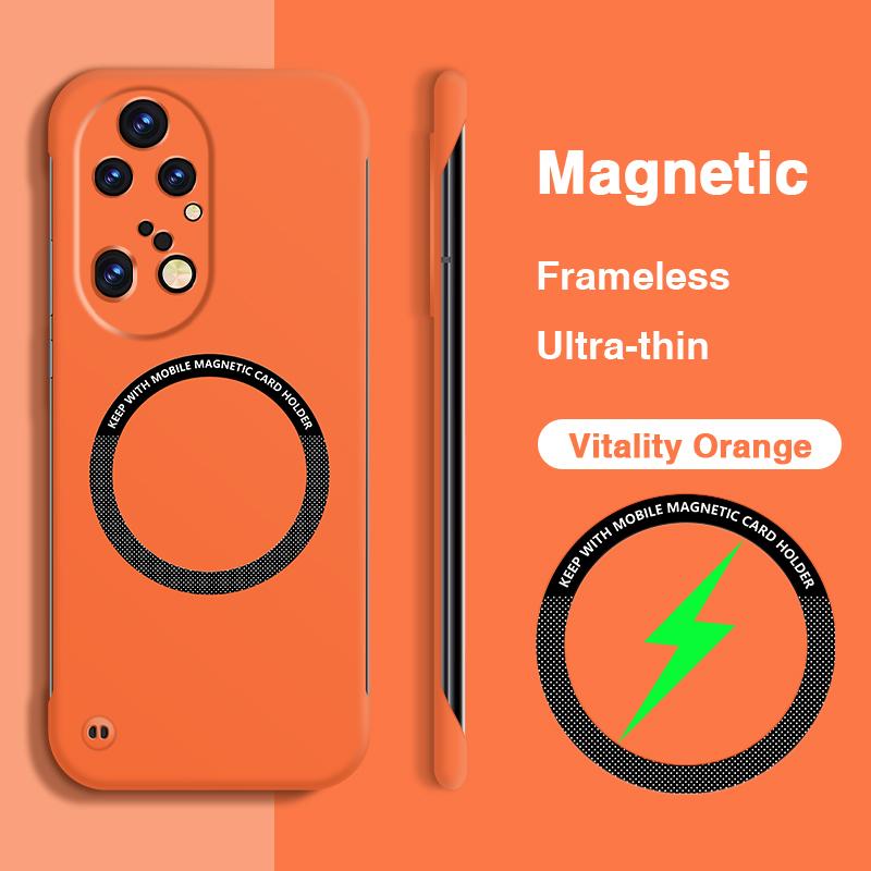 Magnetic PC Phone Case for Huawei P50 Pro P50Pro P50E 5G Wireless Charging Frameless Skin Friendly High Qualtiy Back Cover Funda Huawei P50E
Magnetic PC Phone Case for Huawei P50 Pro P50Pro P50E 5G Wireless Charging Frameless Skin Friendly High Qualtiy Back Cover Funda Huawei P50E