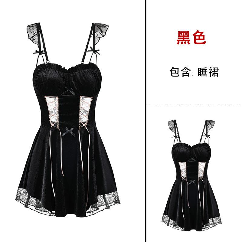 Новая сексуальная пижама pure desire с деревянными подвязками на ушах, ночная рубашка с накладкой на грудь, перспективное кружево в стиле суда M
Новая сексуальная пижама pure desire с деревянными подвязками на ушах, ночная рубашка с накладкой на грудь, перспективное кружево в стиле суда M