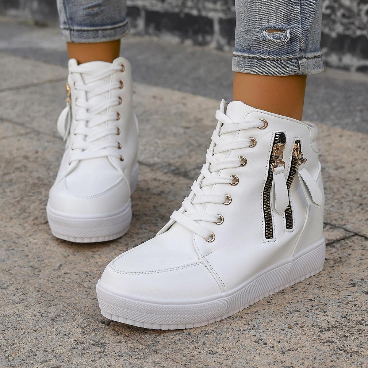 High-top shoes women s new versatile inner height-increasing women s shoes campus sports shoes casual 2025 show height popular shoes children 41 чорний
High-top shoes women s new versatile inner height-increasing women s shoes campus sports shoes casual 2025 show height popular shoes children 41 чорний