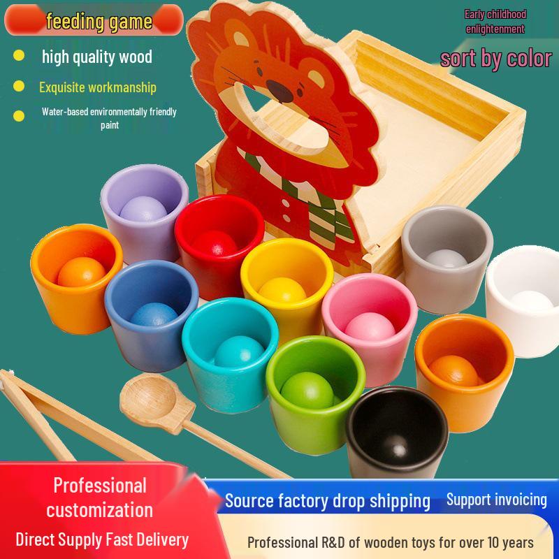 Montessori Color Recognition & Classification Toys for Toddlers Ages 1-2: Hands-on Feeding Game
Montessori Color Recognition & Classification Toys for Toddlers Ages 1-2: Hands-on Feeding Game