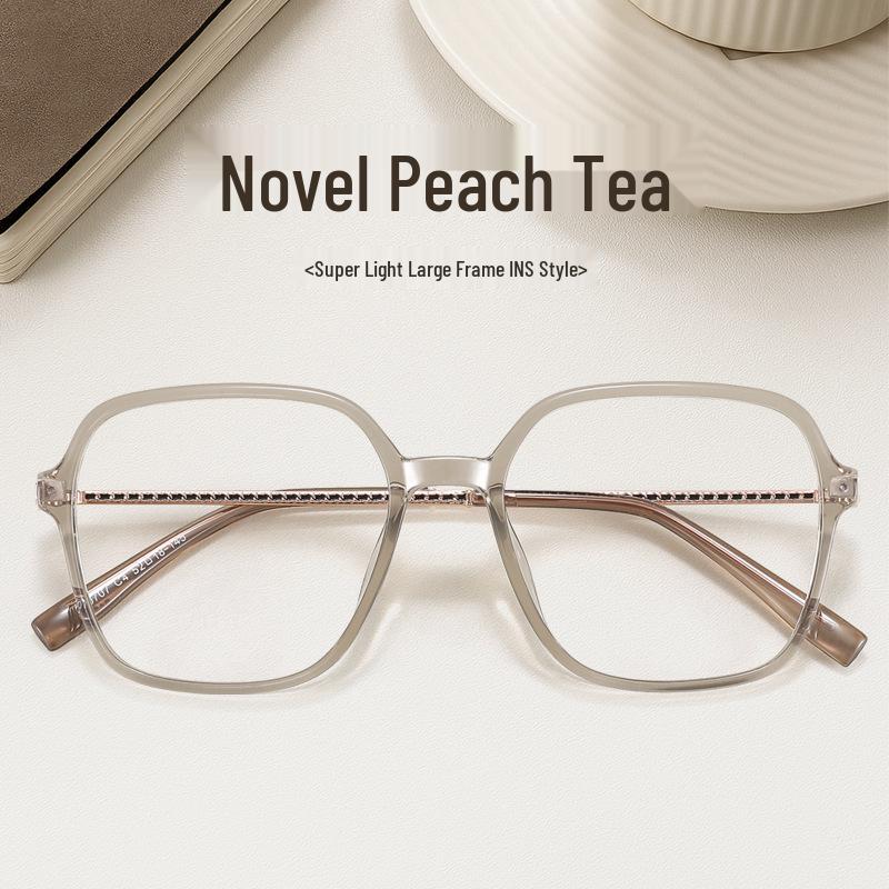 Korean Tea Color Ultralight Polygon Glasses for Women, No Makeup Look, Square/Round Face. Black Silver C2
Korean Tea Color Ultralight Polygon Glasses for Women, No Makeup Look, Square/Round Face. Black Silver C2