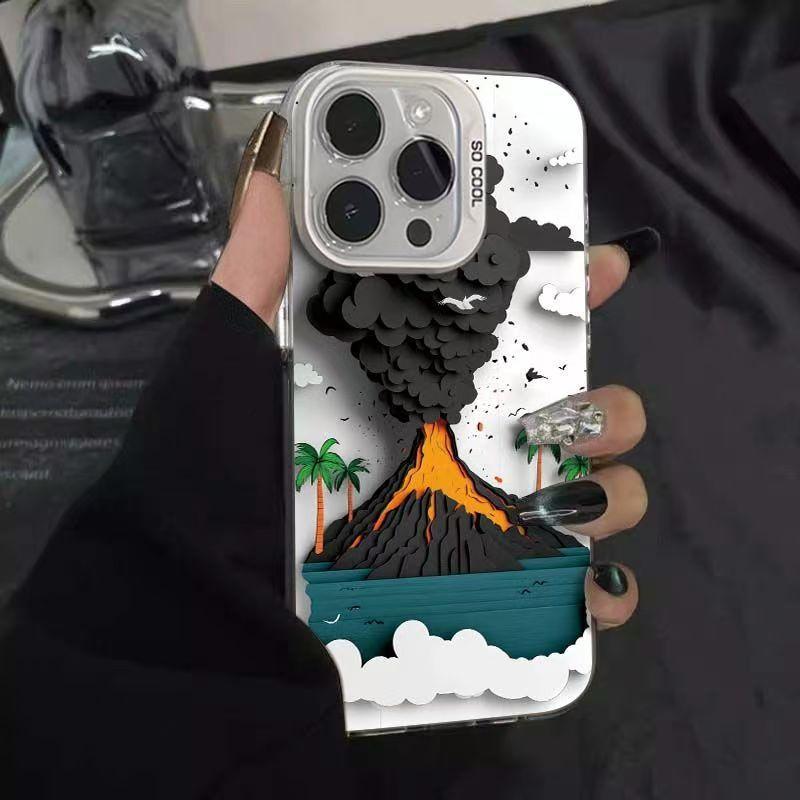 Creative Volcanic Eruption Phone Case For iPhone 16 15 14 13 12 11 Pro Max 7 8 Plus XR XS Max Shockproof Silicone Matte Cover iPhone 14 Pro Max
Creative Volcanic Eruption Phone Case For iPhone 16 15 14 13 12 11 Pro Max 7 8 Plus XR XS Max Shockproof Silicone Matte Cover iPhone 14 Pro Max