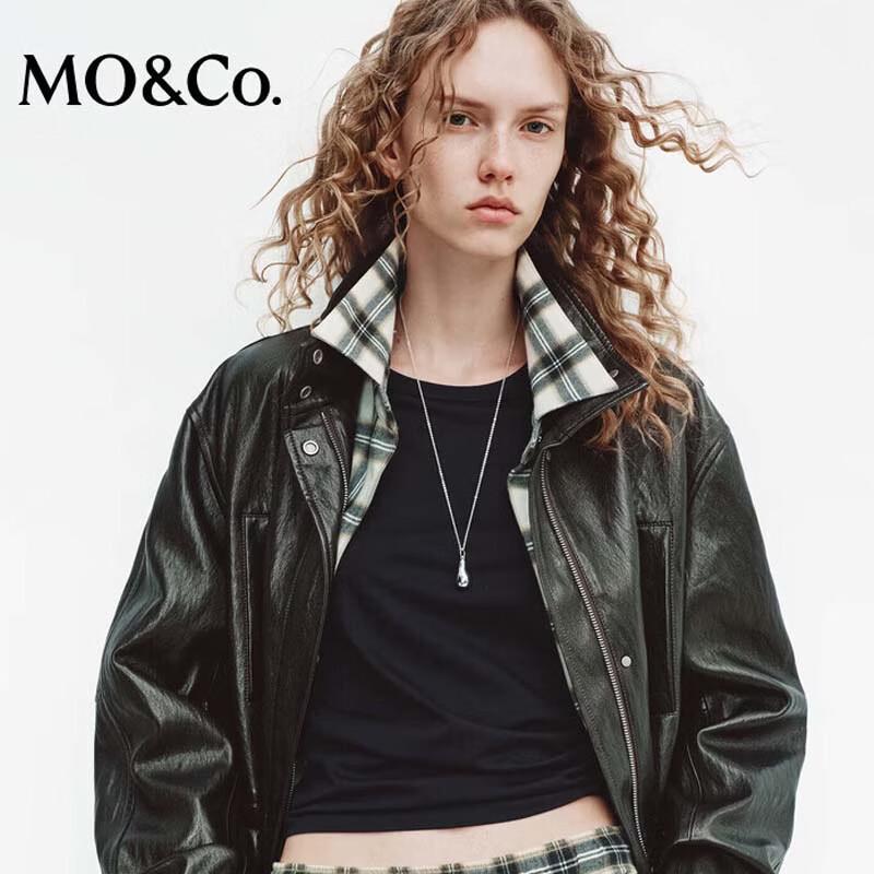 MO&Co. Women s Faux Leather Drawstring Safari Jacket M
MO&Co. Women s Faux Leather Drawstring Safari Jacket M