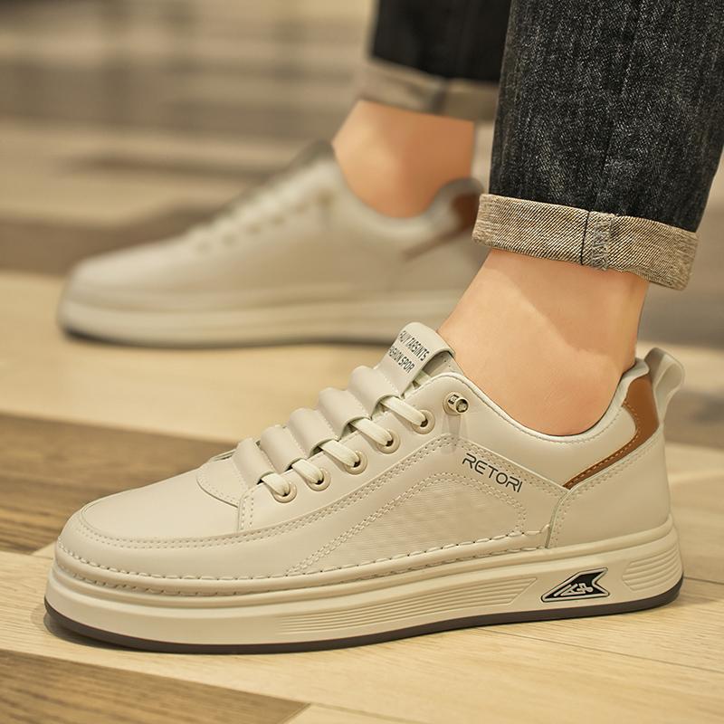 Мягкая кожаная мужская обувь, высококачественные удобные кроссовки для ходьбы, модная мужская спортивная обувь в британском стиле, универсальная повседневная обувь 39
Мягкая кожаная мужская обувь, высококачественные удобные кроссовки для ходьбы, модная мужская спортивная обувь в британском стиле, универсальная повседневная обувь 39