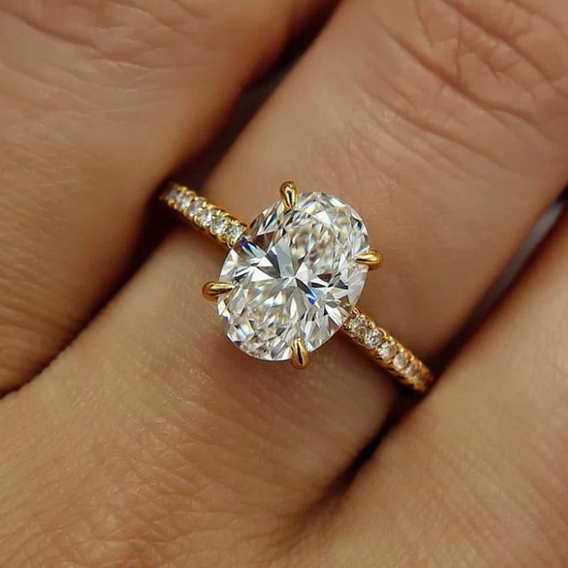 Huitan Simple Design Women Ring Inlaid Brilliant Oval CZ Fashion Daily Versatile Accessories Elegant Wedding Zircon for Party 6
Huitan Simple Design Women Ring Inlaid Brilliant Oval CZ Fashion Daily Versatile Accessories Elegant Wedding Zircon for Party 6