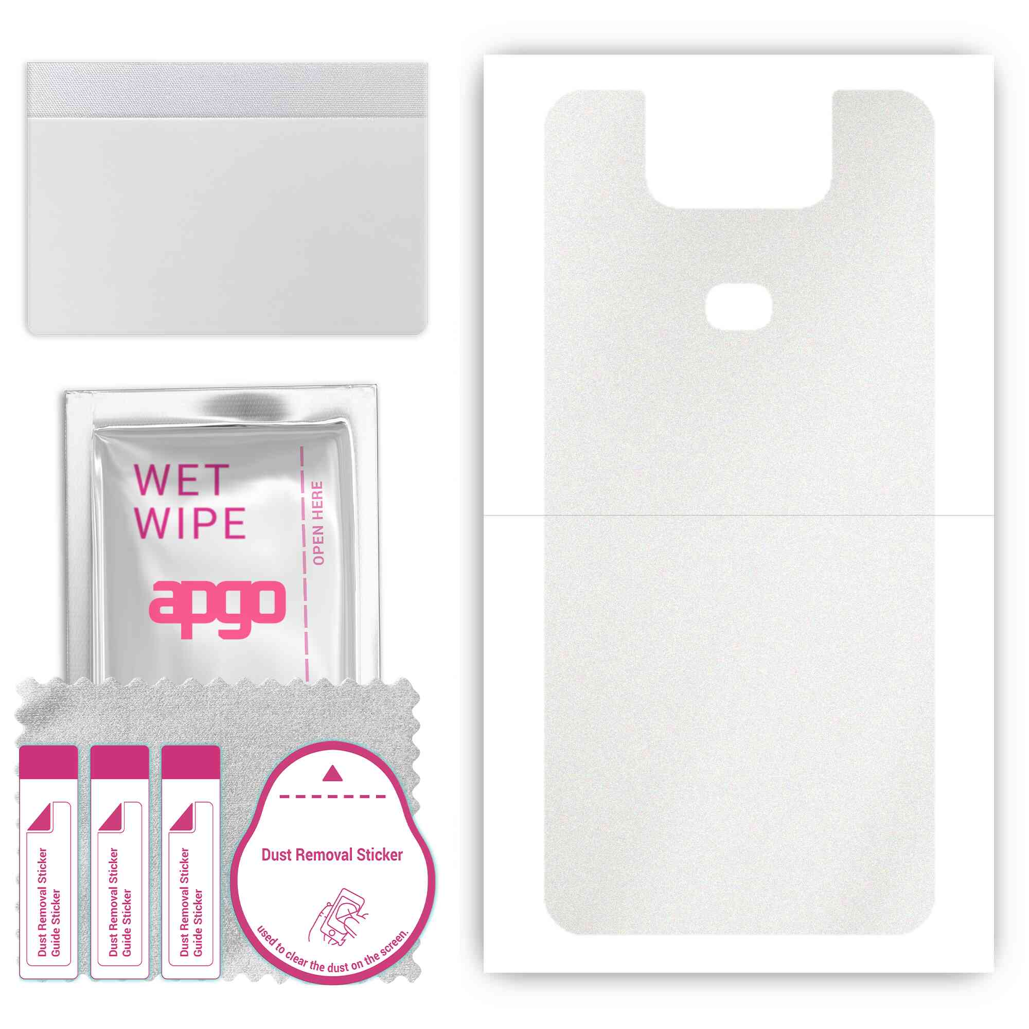 apgo Protective Skin Sticker for the back compatible with Asus Zenfone 6 ZS630KL 6Z, Wrap Film, Foil, Vinyl - Pattern Matte Transparent
apgo Protective Skin Sticker for the back compatible with Asus Zenfone 6 ZS630KL 6Z, Wrap Film, Foil, Vinyl - Pattern Matte Transparent
