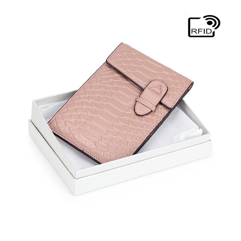 Anti-theft brush RFID first layer cowhide snake pattern leather card bag, new ultra-thin card cover, large capacity multi-card position credit card рожевий
Anti-theft brush RFID first layer cowhide snake pattern leather card bag, new ultra-thin card cover, large capacity multi-card position credit card рожевий