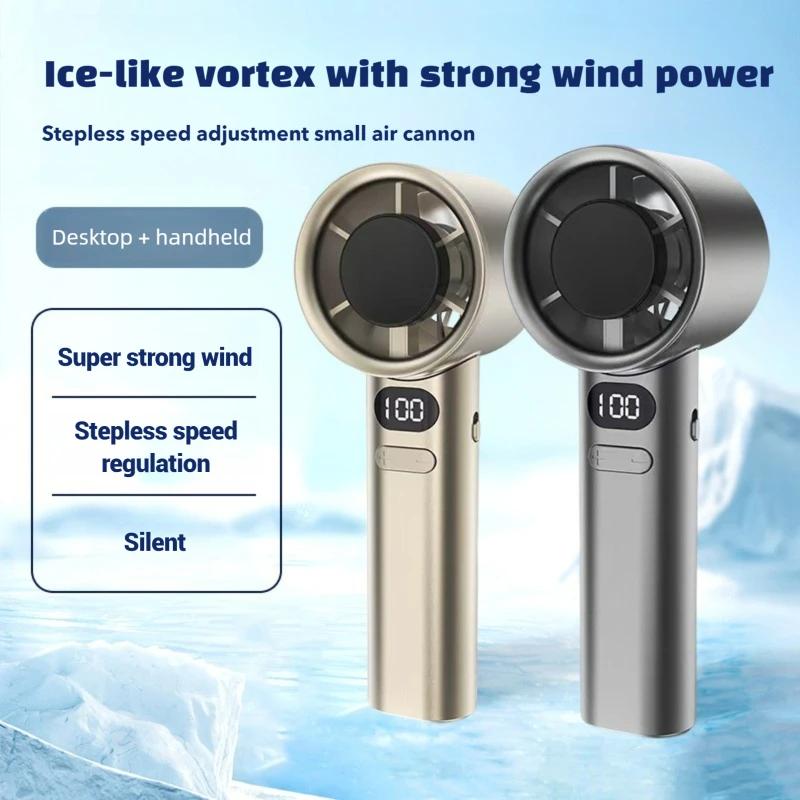 USB Rechargeable Turbo Handheld Fan - Adjustable 12-Speed Mini Fan with LED Display & Gentle Mode for Home/Office/Travel золотистый
USB Rechargeable Turbo Handheld Fan - Adjustable 12-Speed Mini Fan with LED Display & Gentle Mode for Home/Office/Travel золотистый