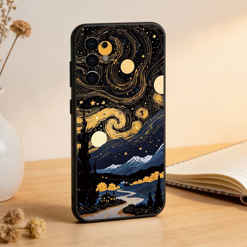Van Gogh Starry Sky Phone Case Black Silicone Soft For Samsung S25,S24,S21,S22,S23,S30,Ultra,S20,Plus,Fe,Lite Samsung S25
Van Gogh Starry Sky Phone Case Black Silicone Soft For Samsung S25,S24,S21,S22,S23,S30,Ultra,S20,Plus,Fe,Lite Samsung S25