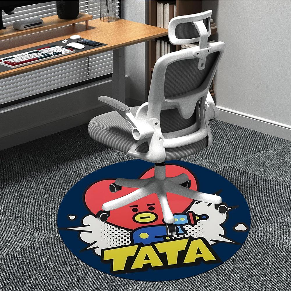 1 шт. Коврик для офиса BT21 с персонажем Tata, круглый - Идеально подходит для декора офиса или кабинета, можно стирать в машине, нескользящая основа, декоративный коврик для пола 80cm
1 шт. Коврик для офиса BT21 с персонажем Tata, круглый - Идеально подходит для декора офиса или кабинета, можно стирать в машине, нескользящая основа, декоративный коврик для пола 80cm