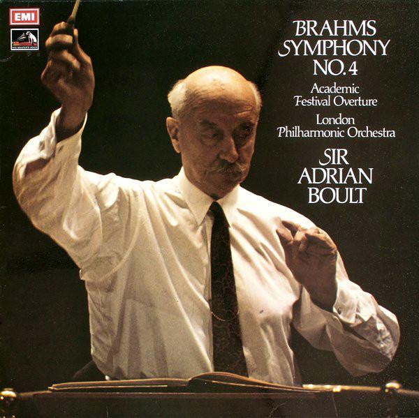 LP Record SIR ADRIAN BOULT LONDON PHILHARMON Brahms Symphony No. 4 ASD2901 HIS MASTERS V UK Classical Used
LP Record SIR ADRIAN BOULT LONDON PHILHARMON Brahms Symphony No. 4 ASD2901 HIS MASTERS V UK Classical Used