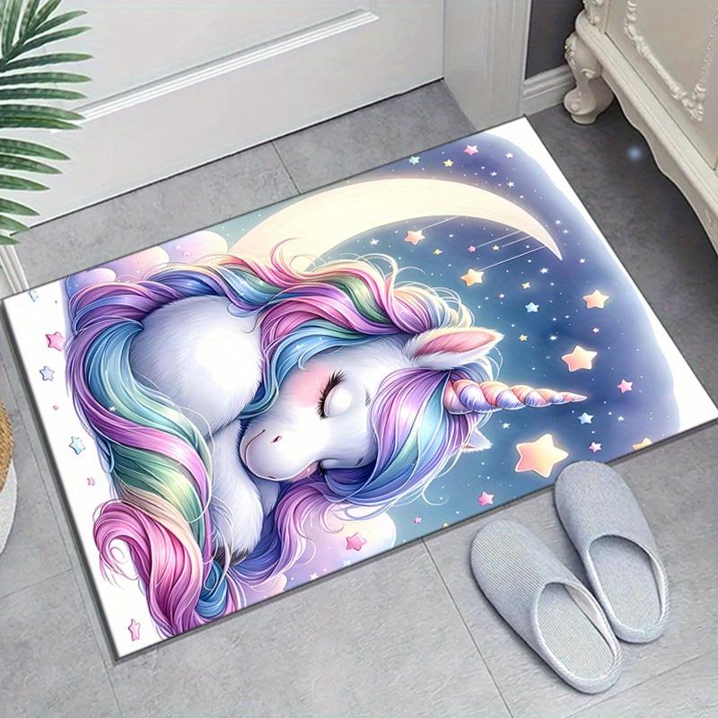 Crystal Velvet Mysterious Pony Printed Area Rug – Non-Slip, Vibrant Rainbow Unicorn Design with Stars & Crescent Moon, Perfect for Bedroom & 60cm x 90cm
Crystal Velvet Mysterious Pony Printed Area Rug – Non-Slip, Vibrant Rainbow Unicorn Design with Stars & Crescent Moon, Perfect for Bedroom & 60cm x 90cm