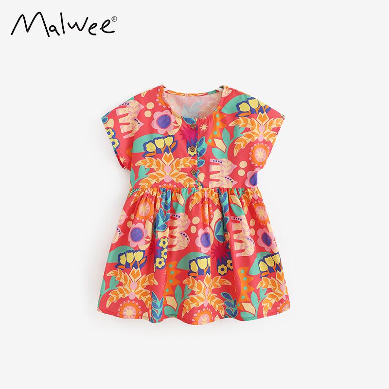Malwee Girls Summer Dress – Cute Printed Round Neck Skirt Size 120
Malwee Girls Summer Dress – Cute Printed Round Neck Skirt Size 120