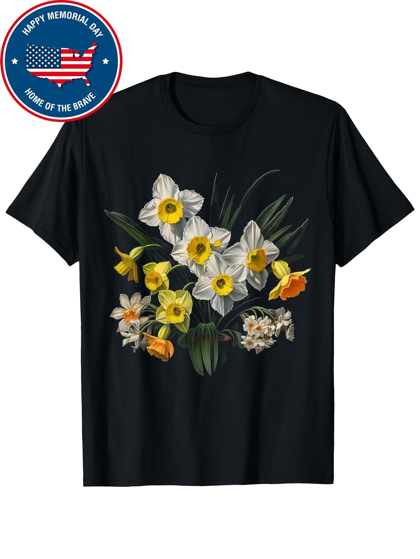 Men s T-Shirt Y2K Vintage-Inspired Daffodil Floral 3XL
Men s T-Shirt Y2K Vintage-Inspired Daffodil Floral 3XL