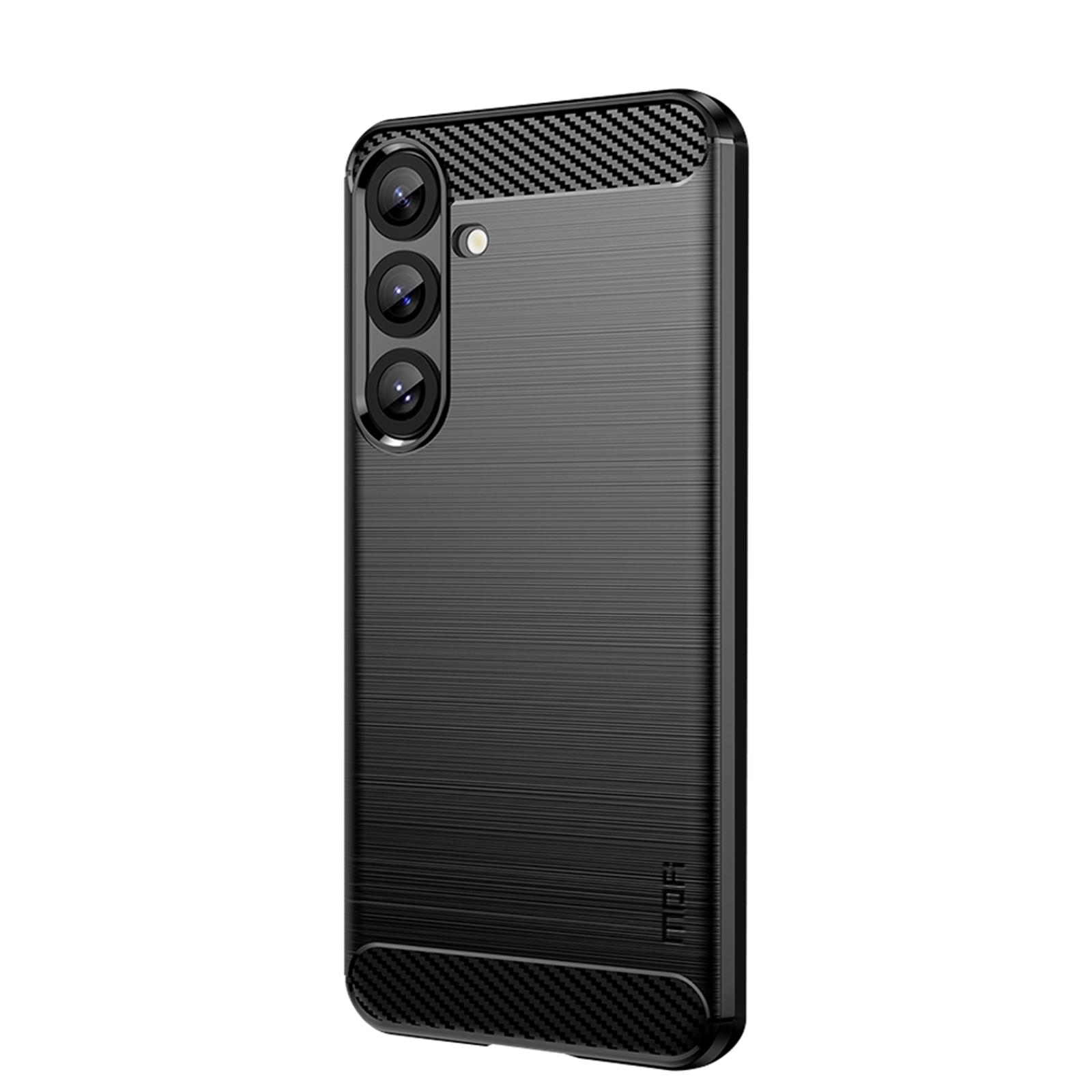 For Samsung Galaxy S25+ Back Cover MOFI Brushed Texture Carbon Fiber Soft TPU Case A
For Samsung Galaxy S25+ Back Cover MOFI Brushed Texture Carbon Fiber Soft TPU Case A