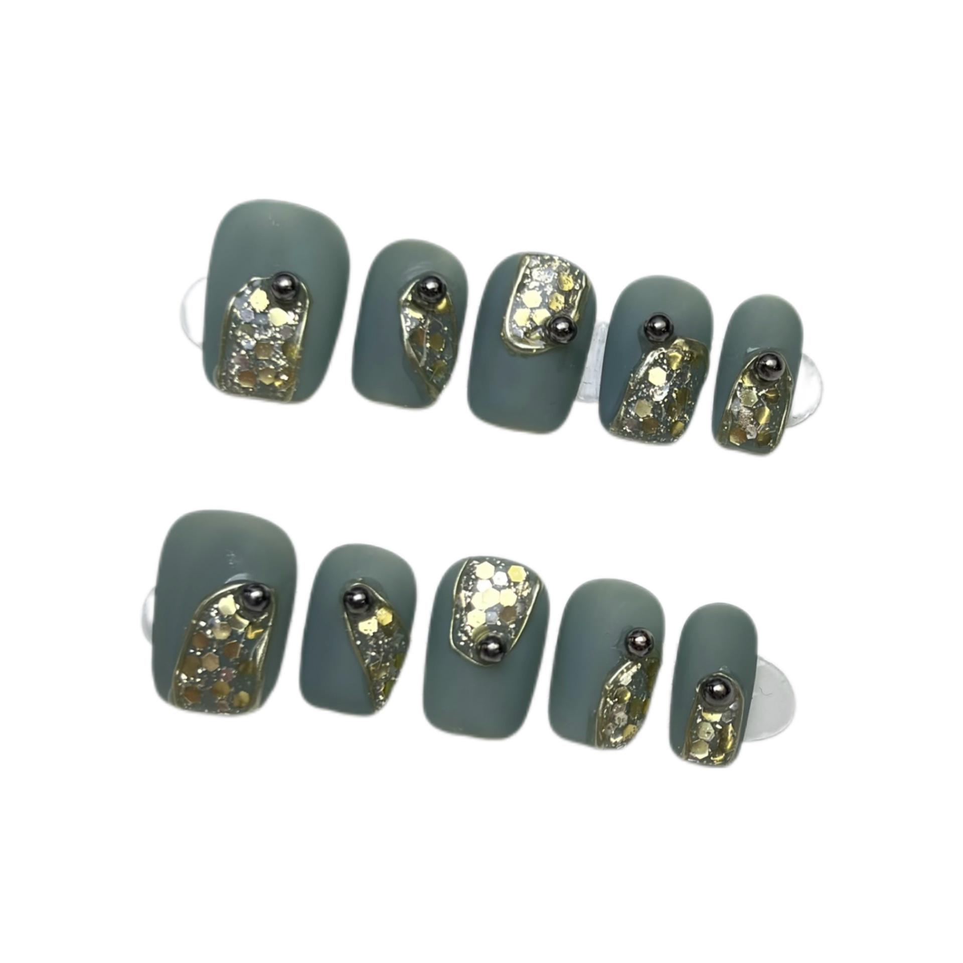 Sky Blue Handmade Wearable Nail Art: Short, Whitening, Removable Fake Nail Stickers Extra Small
Sky Blue Handmade Wearable Nail Art: Short, Whitening, Removable Fake Nail Stickers Extra Small
