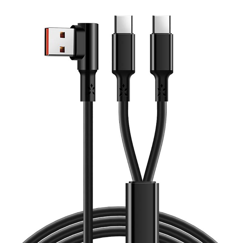 Universal 2 in 1 Charging Cable 3.3FT Convenient USB Cable 66W Charger Connect Type C & USB Devices for Double Charging
Universal 2 in 1 Charging Cable 3.3FT Convenient USB Cable 66W Charger Connect Type C & USB Devices for Double Charging