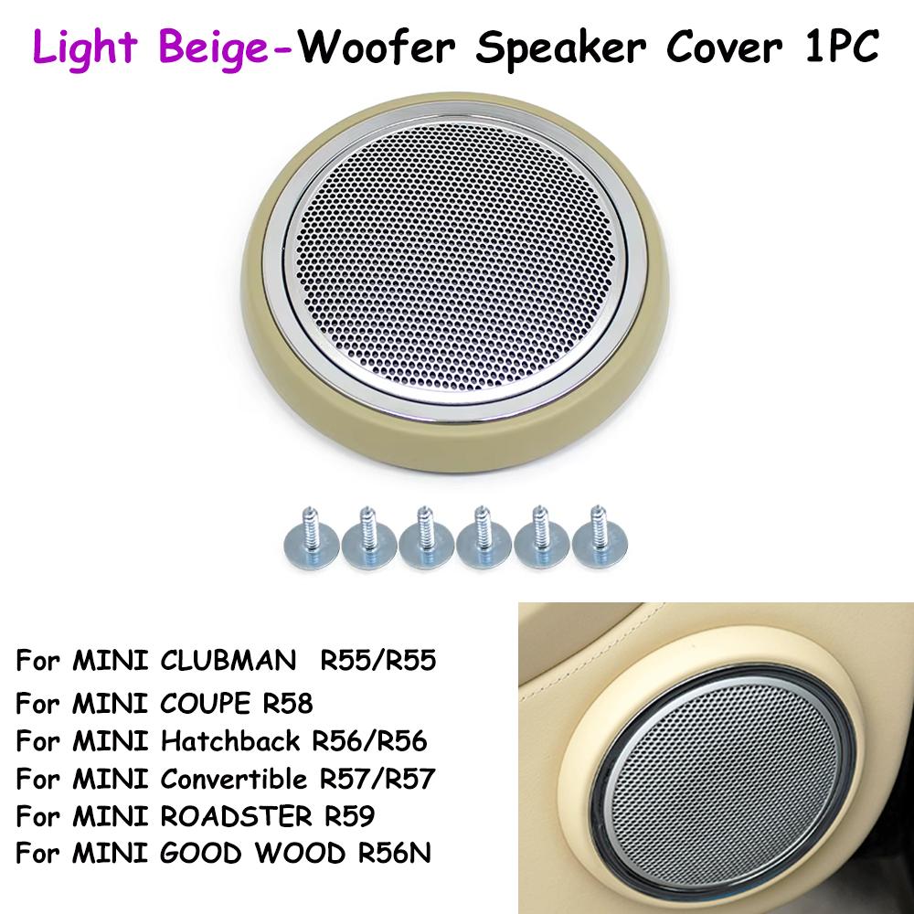 R55 R56 R57 R58 R59 Car Front Left Right Door Woofer Speaker Cover Grille Panel For Mini Clubman Hatchback Convertible Roadster Light Beige 1PC
R55 R56 R57 R58 R59 Car Front Left Right Door Woofer Speaker Cover Grille Panel For Mini Clubman Hatchback Convertible Roadster Light Beige 1PC