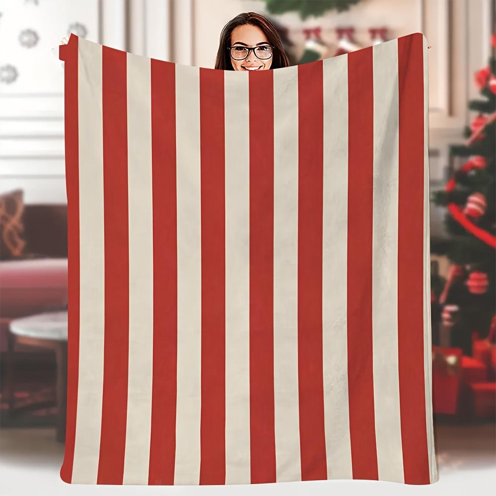 1pc Extra Large 60x80 Inch Soft Single-Sided Printed Blanket - Red & Cream Vertical Stripes Seamless Pattern, Heavy-Duty Over 70x100cm28x39in
1pc Extra Large 60x80 Inch Soft Single-Sided Printed Blanket - Red & Cream Vertical Stripes Seamless Pattern, Heavy-Duty Over 70x100cm28x39in