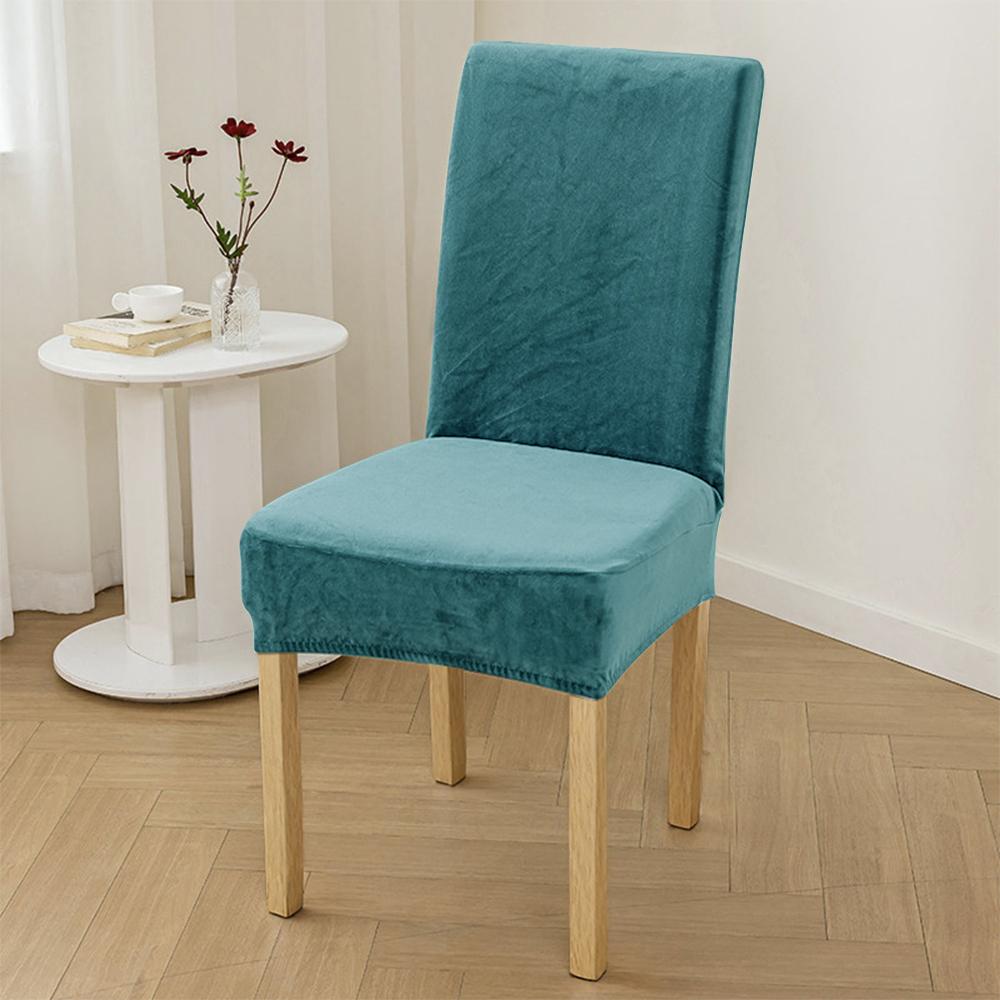 1pc Velvet Plush Chair Cover Soft Dining Chair Seat Cover Protector Elastic Chair Case for Home Restaurant 13 Colors Available 1PC
1pc Velvet Plush Chair Cover Soft Dining Chair Seat Cover Protector Elastic Chair Case for Home Restaurant 13 Colors Available 1PC