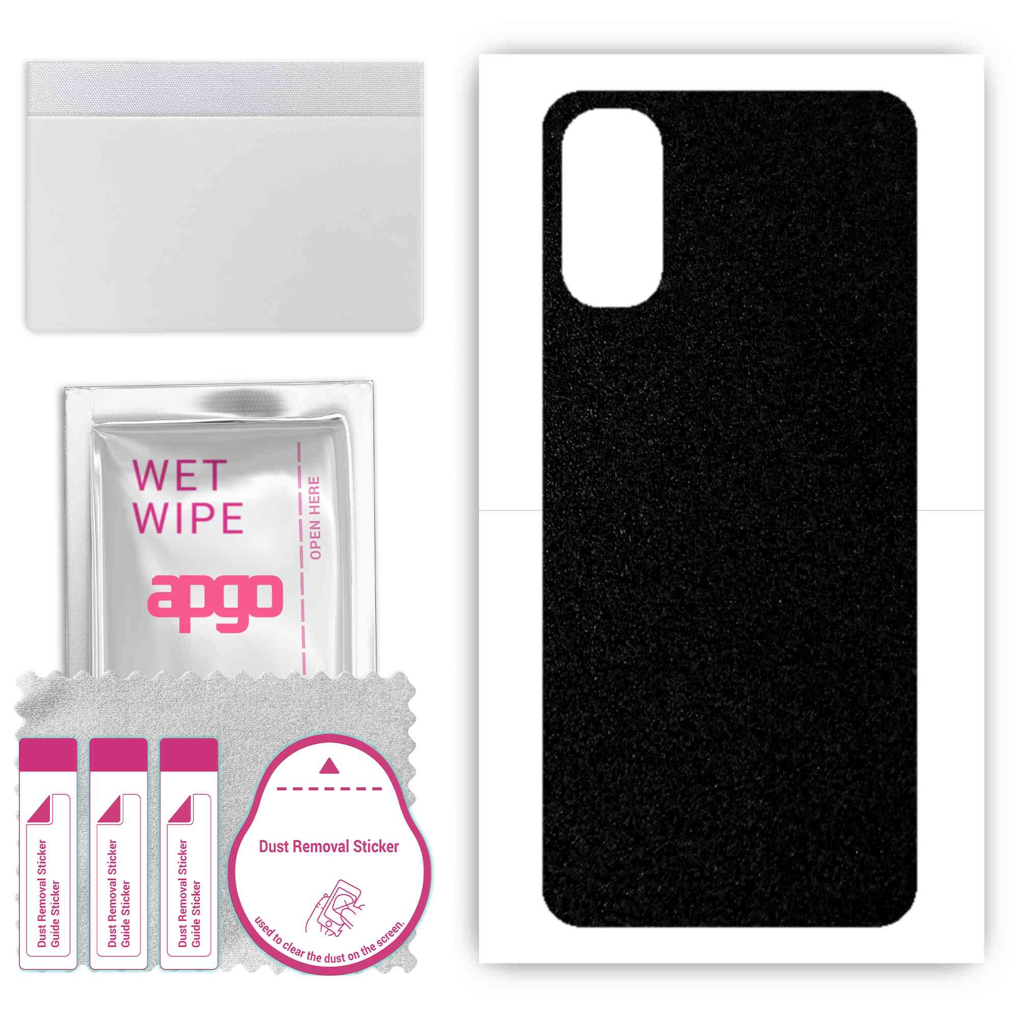 apgo Protective Skin Sticker for the back compatible with Oppo Reno4, Wrap Film, Foil, Vinyl - Pattern Matte Black
apgo Protective Skin Sticker for the back compatible with Oppo Reno4, Wrap Film, Foil, Vinyl - Pattern Matte Black