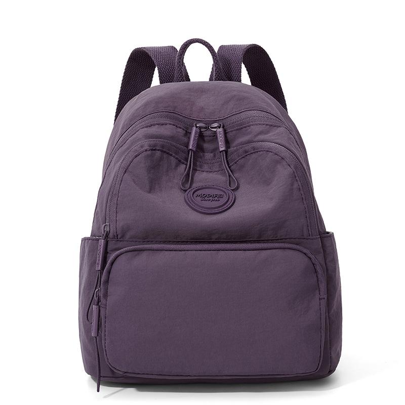 Однотонный рюкзак Студенческий школьный рюкзак Дорожная сумка Женский легкий рюкзак темно-фиолетового
Однотонный рюкзак Студенческий школьный рюкзак Дорожная сумка Женский легкий рюкзак темно-фиолетового