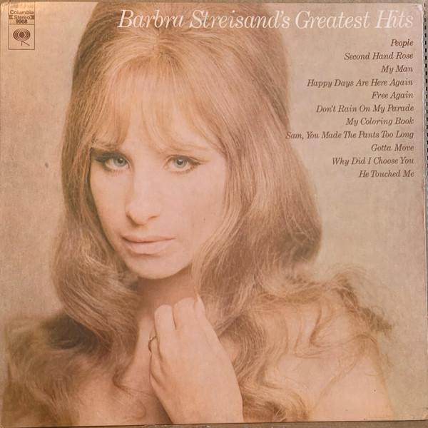 LP Record BARBRA STREISAND - Barbra Streisand s Greatest Hits JC9968 Columbia US Pop Used
LP Record BARBRA STREISAND - Barbra Streisand s Greatest Hits JC9968 Columbia US Pop Used