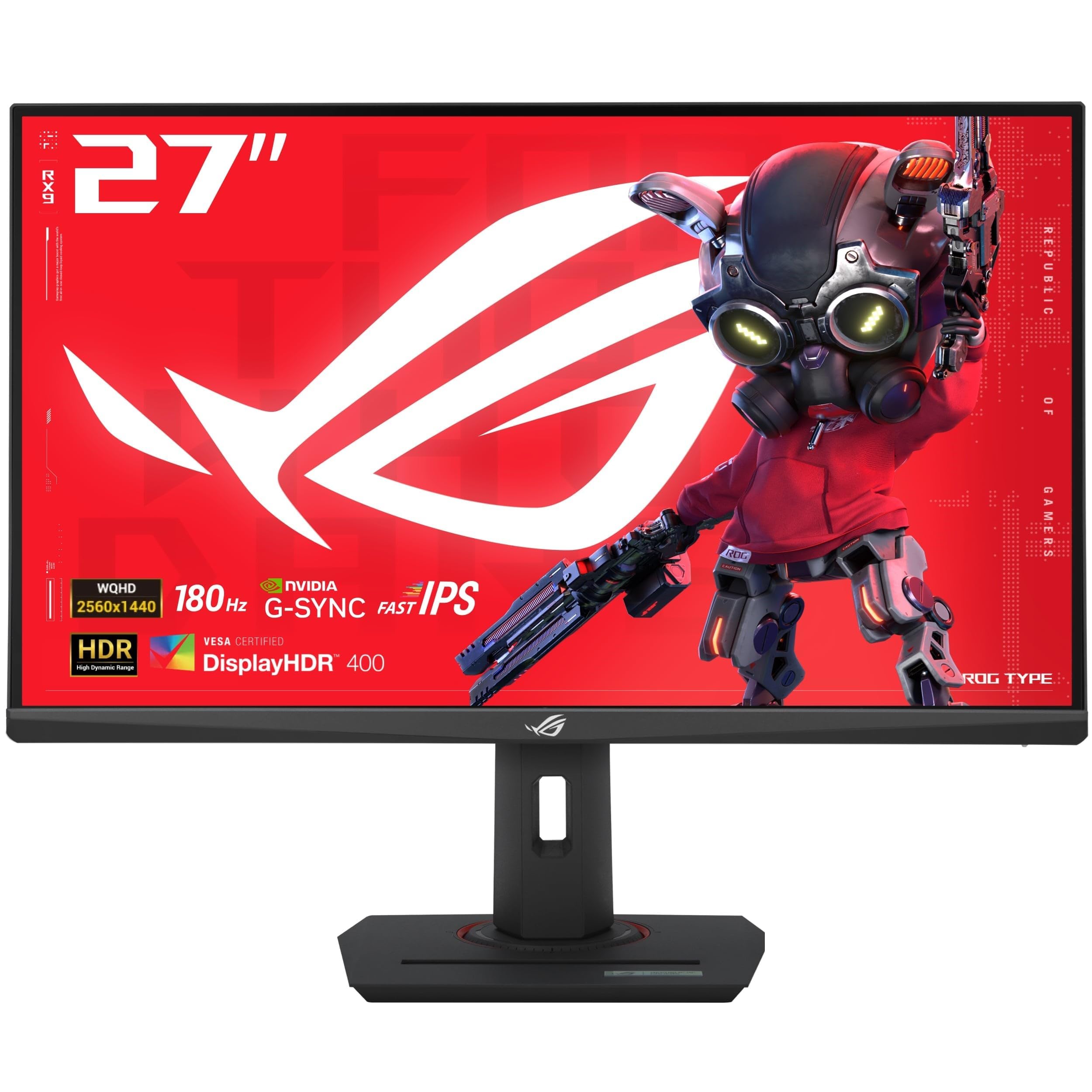 ASUS Gaming Monitor ROG Strix XG27ACS 27 inch HDR 180Hz 1ms (GTG) Fast IPSExtreme Low Motion Blur SyncUSB Type-CG-Sync compatibleTripod socket
ASUS Gaming Monitor ROG Strix XG27ACS 27 inch HDR 180Hz 1ms (GTG) Fast IPSExtreme Low Motion Blur SyncUSB Type-CG-Sync compatibleTripod socket