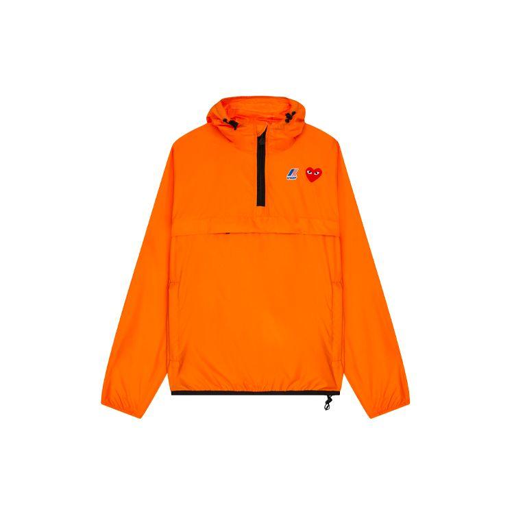 Comme des Garçons PLAY x K Way Куртка на полумолнии оранжевого цвета, верхняя одежда унисекс AZ-J502-051-1
Comme des Garçons PLAY x K Way Куртка на полумолнии оранжевого цвета, верхняя одежда унисекс AZ-J502-051-1