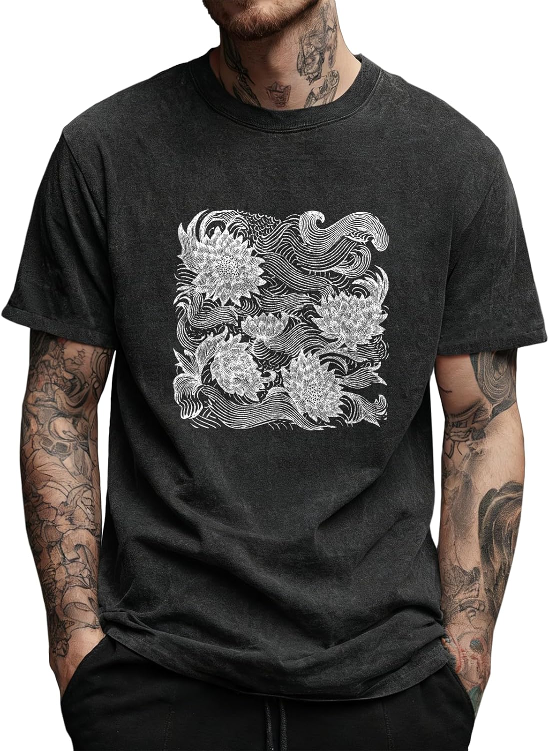 domirica Mens Tshirt Solid Cotton Acid Washed Oversized Drop Shoulder Big and Tall Summer Gym Casual Breathable Apparel S разноцветный
domirica Mens Tshirt Solid Cotton Acid Washed Oversized Drop Shoulder Big and Tall Summer Gym Casual Breathable Apparel S разноцветный