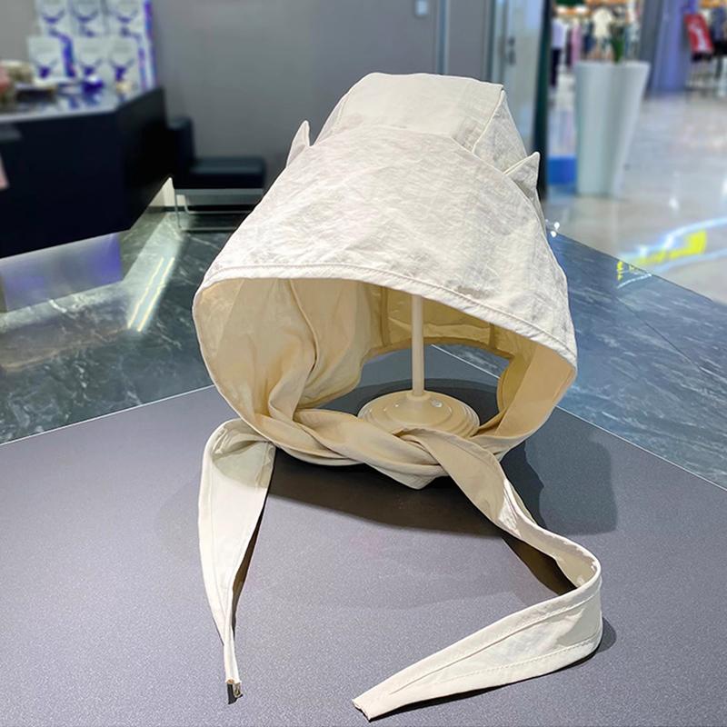 Little Devil Horn Summer Headscarf Sunshade Hat For Women Quick-drying Thin Strap Cap Solid Color Y2k Girl Outdoor Visor Bonnet бежевый
Little Devil Horn Summer Headscarf Sunshade Hat For Women Quick-drying Thin Strap Cap Solid Color Y2k Girl Outdoor Visor Bonnet бежевый
