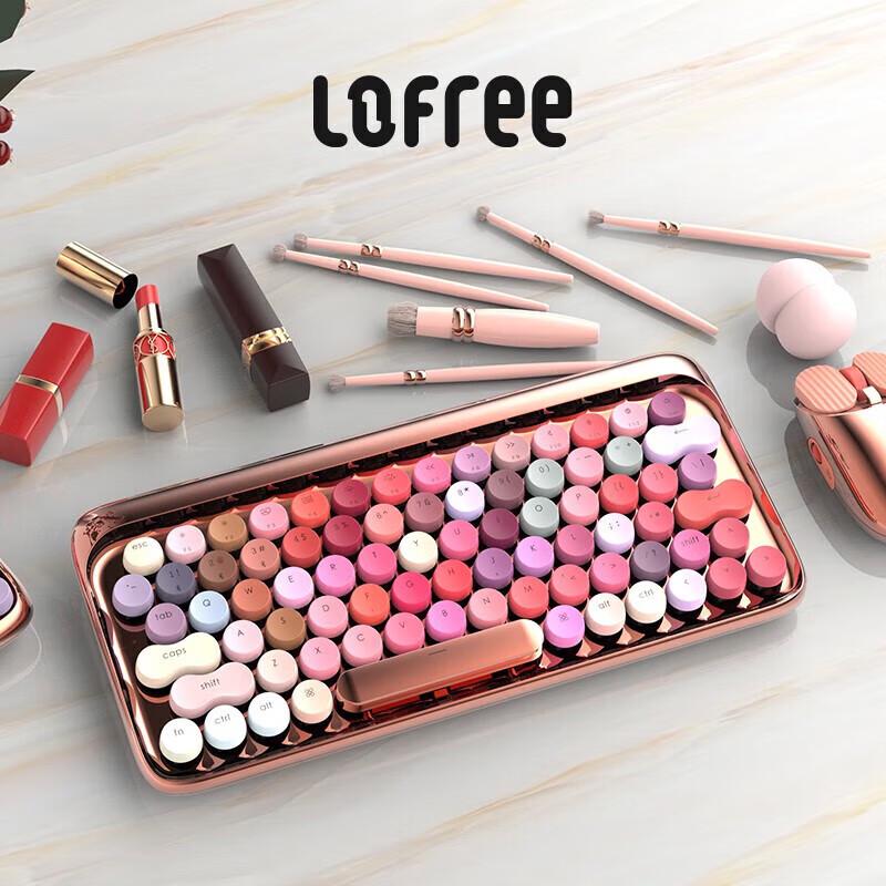 Lofree EH112S Rose Gold DOT Wireless Mechanical Keyboard
Lofree EH112S Rose Gold DOT Wireless Mechanical Keyboard