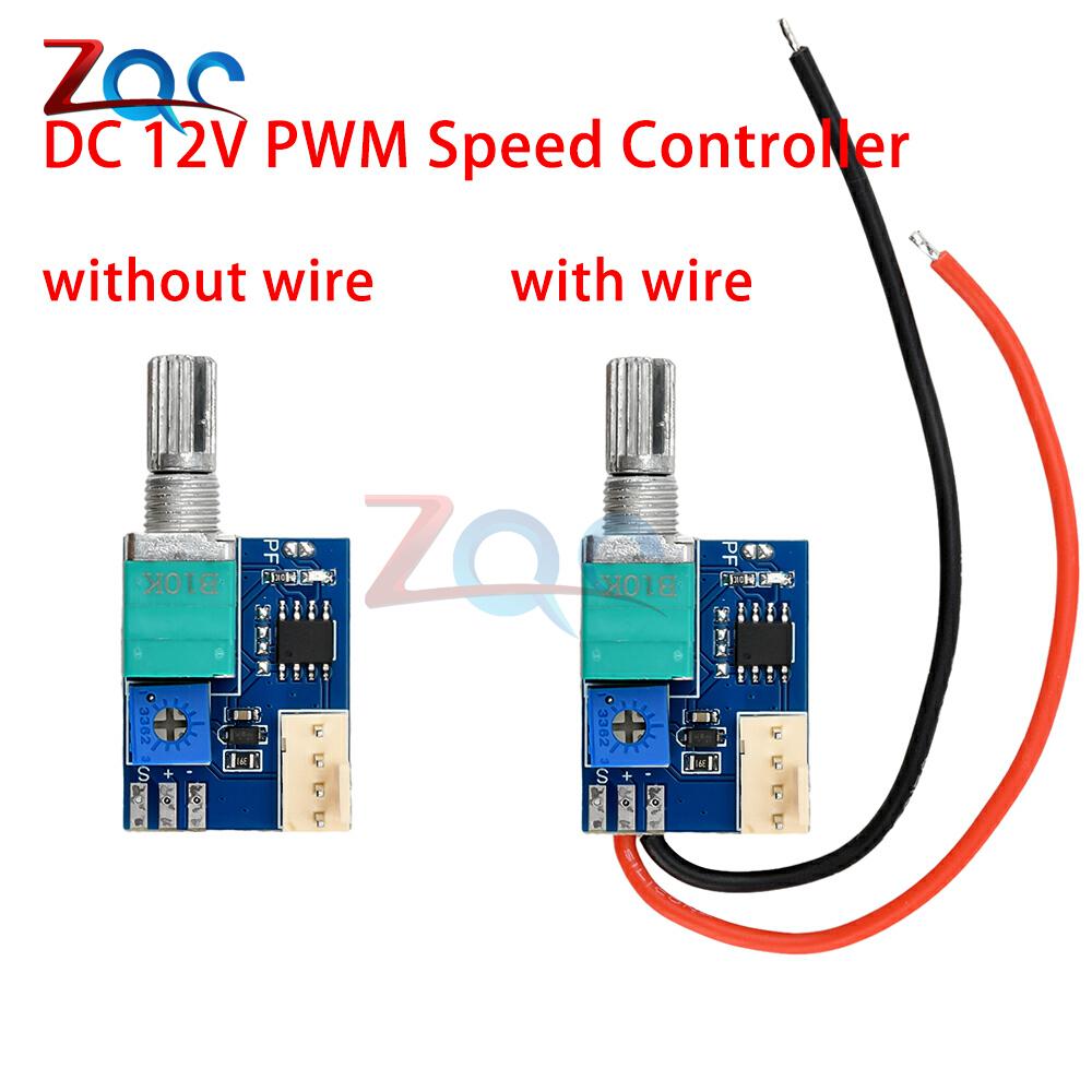 DC12V Manual 4 Pin PWM Fan Speed Motor Controller Board With Knob Switch Electrical Equipment Governor For Computer Case Fans without wire
DC12V Manual 4 Pin PWM Fan Speed Motor Controller Board With Knob Switch Electrical Equipment Governor For Computer Case Fans without wire