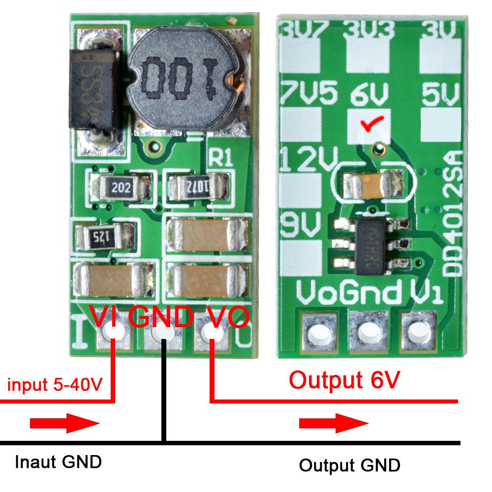 Mini DC Buck Converter DD4012SB 1A 5-40V to 3V 3.3V 3.7V 5V 6V 7.5V 9V 12V Regulated DC-DC Buck Converter Module Dc Dc Converter
Mini DC Buck Converter DD4012SB 1A 5-40V to 3V 3.3V 3.7V 5V 6V 7.5V 9V 12V Regulated DC-DC Buck Converter Module Dc Dc Converter