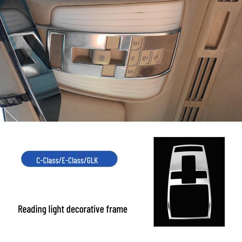 Interior Reading Light Frame for Mercedes C-Class (C200, C180, E260L), GLK300, and CLS Models
Interior Reading Light Frame for Mercedes C-Class (C200, C180, E260L), GLK300, and CLS Models