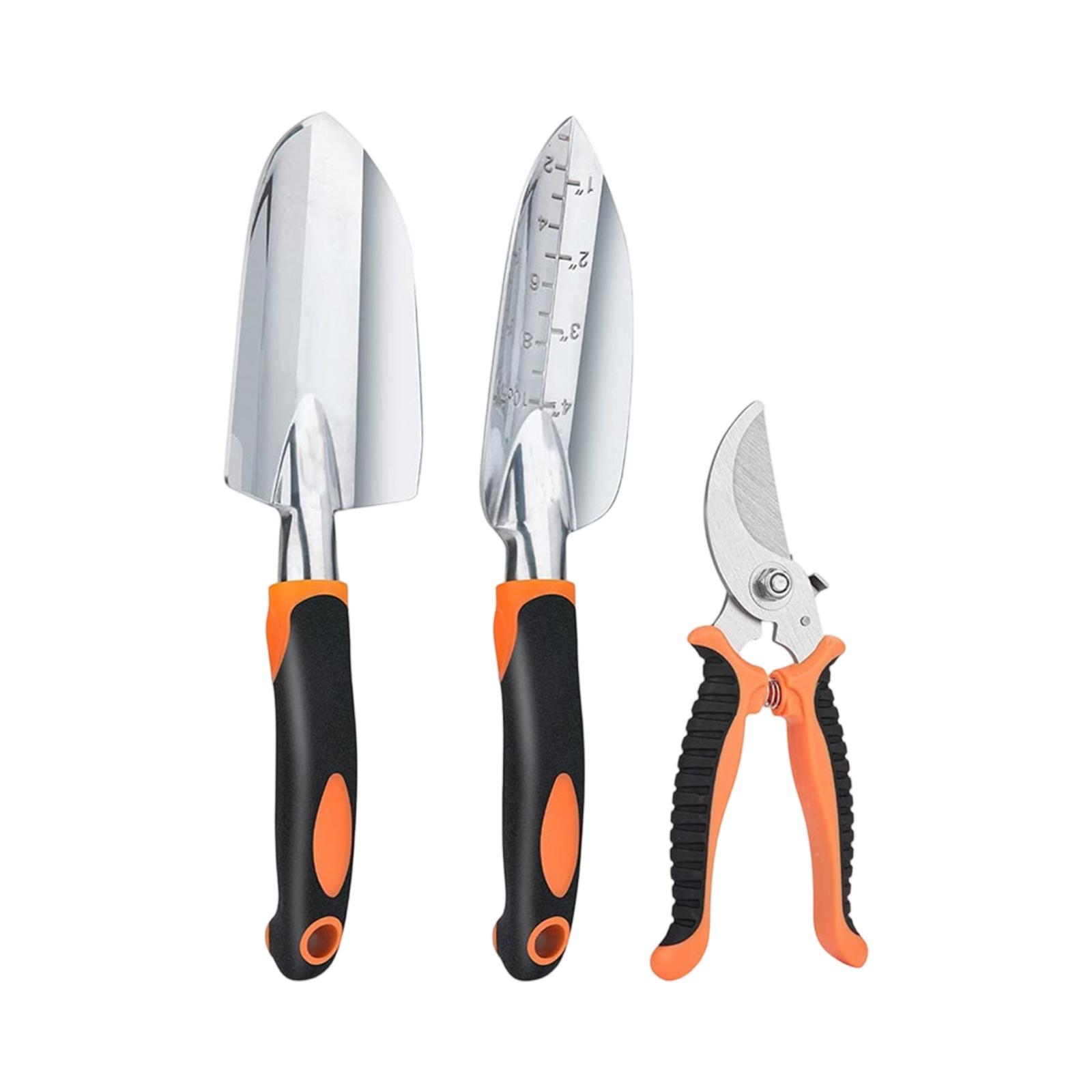 Garden Tool Set 3 Pieces Aluminum Heavy Gardening Kit Including Hand Shovel Transplant Shovel and Hand Rake with Soft Rubber No One Size
Garden Tool Set 3 Pieces Aluminum Heavy Gardening Kit Including Hand Shovel Transplant Shovel and Hand Rake with Soft Rubber No One Size